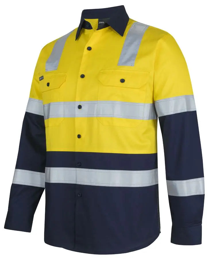 JB'S Hi-Vis Long Sleeve Level 3 Work Shirt 6DNW3 Jb's Wear